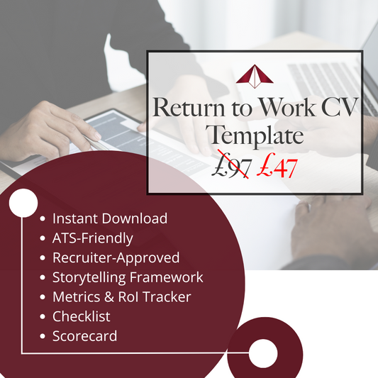 ATS-friendly Returners CV Template UK for professionals returning to work after a career break