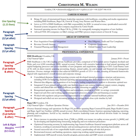 How to Leverage White Space on a CV