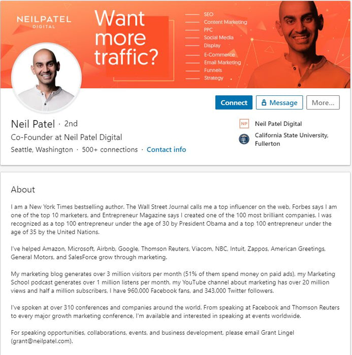Should I write my LinkedIn in first person or third person? [LinkedIn Series]
