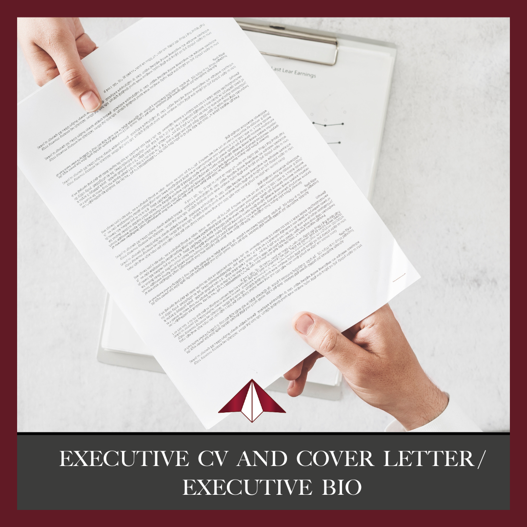 CV & Cover Letter or Executive Bio Writing Service